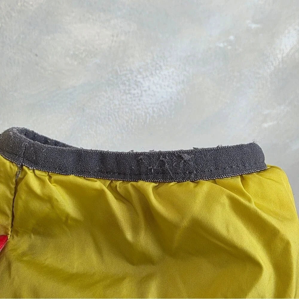 The North Face Mens Full Zip Packable Jacket Polyester size XXL Chartreuse